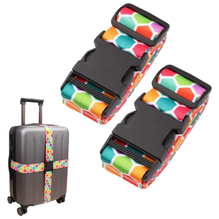 Colourful luggage strap