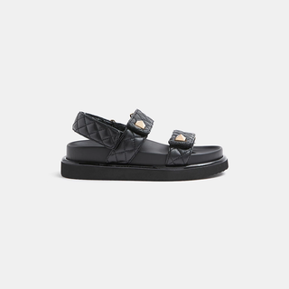 river-island-black-quilted-chunky-sandals
