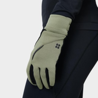 khaki-running-gloves