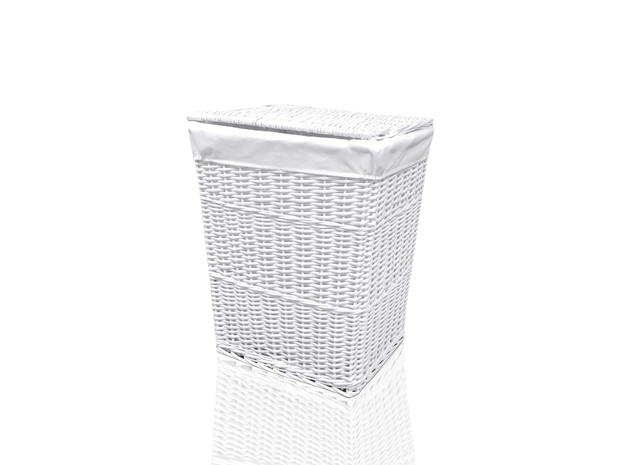 Amazon's Medium White Wicker Washing Basket With White Lining is one of our best wicker laundry baskets.