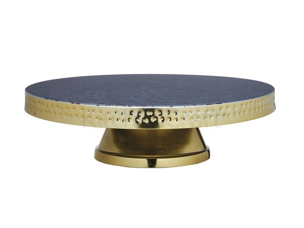 gold-and-black-cake-stand