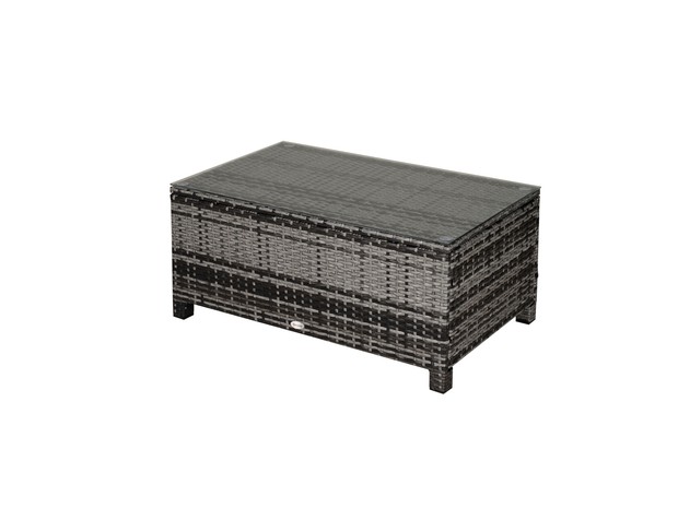 The Mixed Grey Rattan Garden Furniture Coffee Table is one of our favourite pieces of garden furniture from The Range.