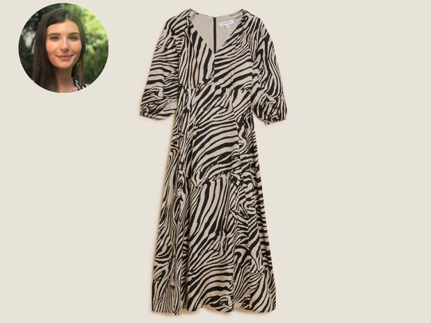 Animal-Print-Puff-Sleeve-Maxi-Swing-Dress