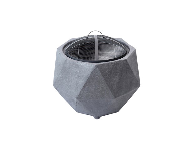 The Grey Metal Fire Pit for Outdoor is one of our favourite garden furniture pieces from The Range.
