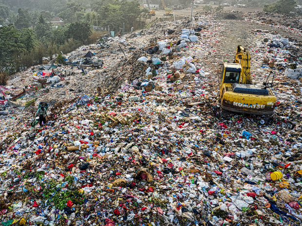Landfills are overflowing with unrecyclable waste.