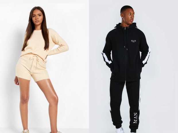 Boohoo loungewear sets are college essentials.