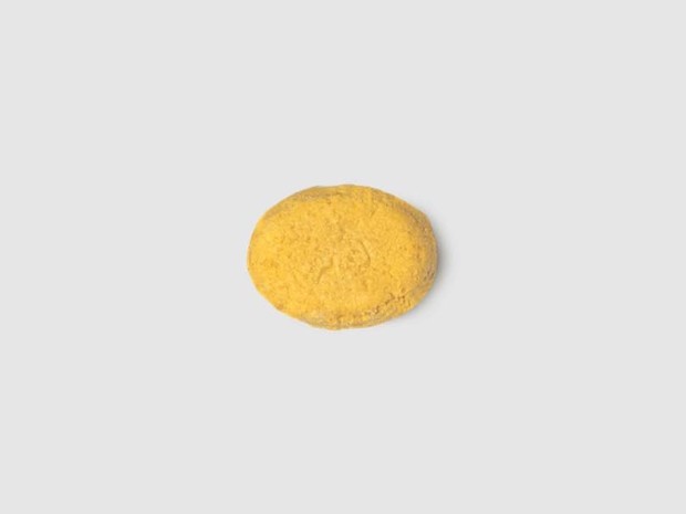 Lush Golden Cap Pressed Conditioner Bar.