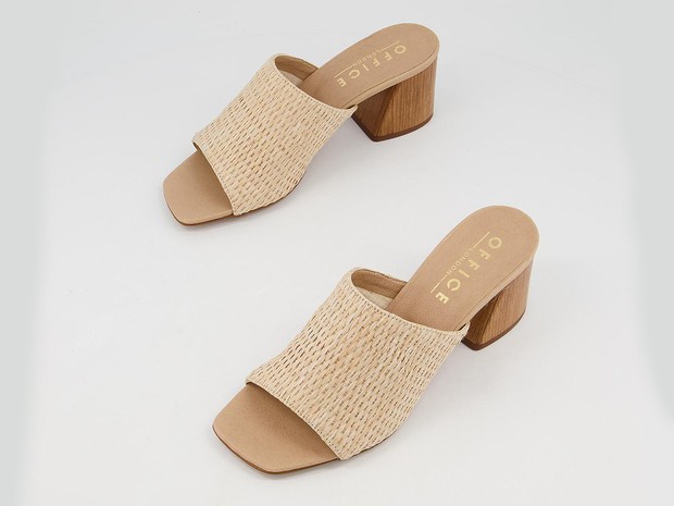 Office Natural Weave Mules