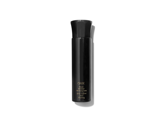 Oribe Royal Blowout Heat Styling Spray is one of our best heat protectant sprays.