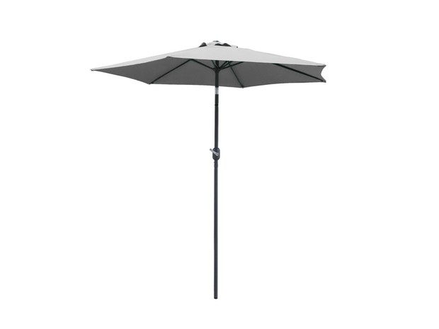 The Grey BIRCHTREE 2.5M Garden Parasol Tilt Crank Umbrella is one of our favourite garden furniture pieces from The Range.