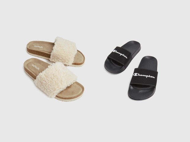 Slides are essential clothing for college.