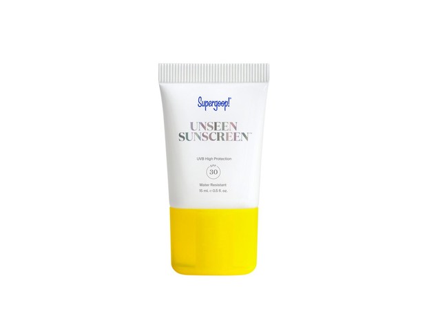 Supergoop! Unseen Sunscreen SPF 30 is our best face sunscreen for all skin tones