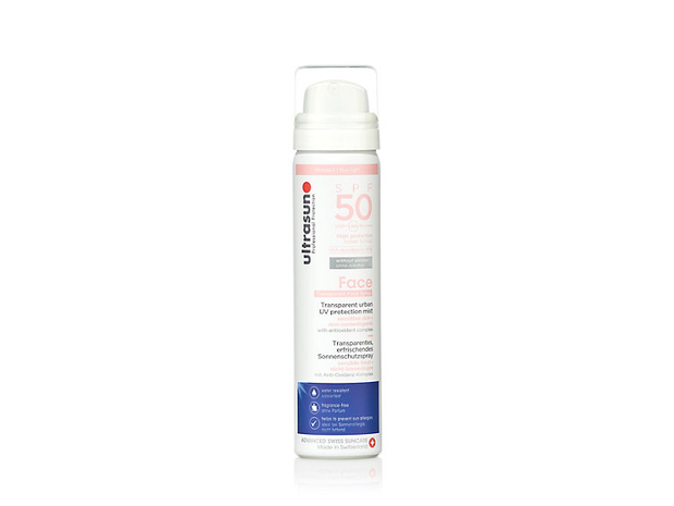 The Ultrasun UV Face & Scalp Mist SPF50 is our best sunscreen for your face and scalp