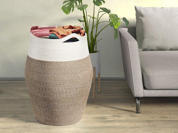 Wayfair's Tall Wicker Hamper Laundry Basket is one of our best wicker laundry baskets.