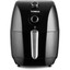 Black Tower air fryer with a chrome handle.